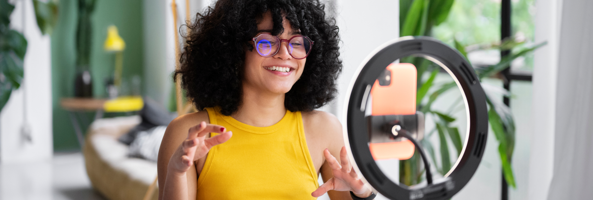 Logra videos de mayor calidad y detalle con el aro de luz led!